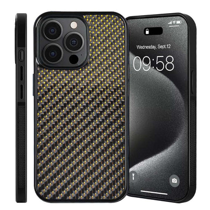 iPhone 16 | Gold | Reflective Carbon Fiber | Magsafe Case