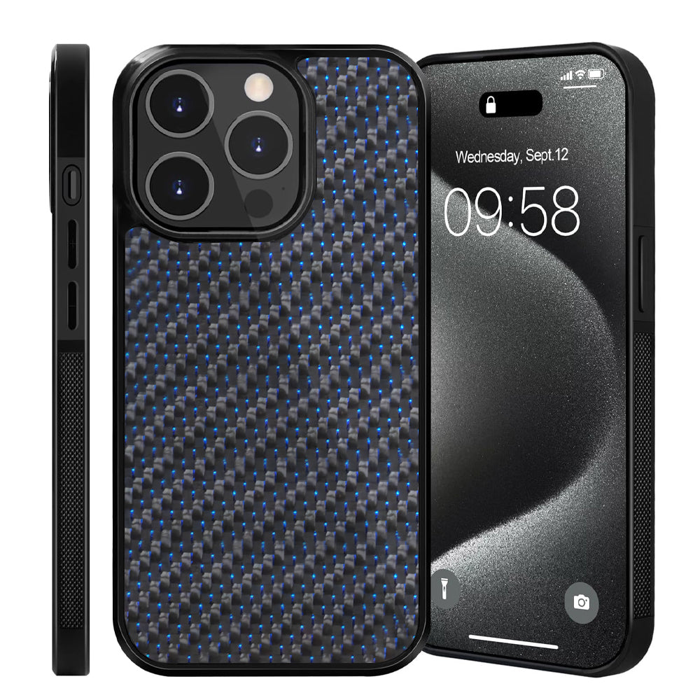 iPhone 16 | Blue | Reflective Carbon Fiber | Magsafe Case