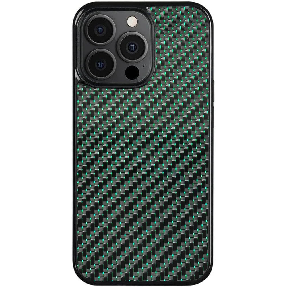 iPhone 16 | Green | Reflective Carbon Fiber | Magsafe Case