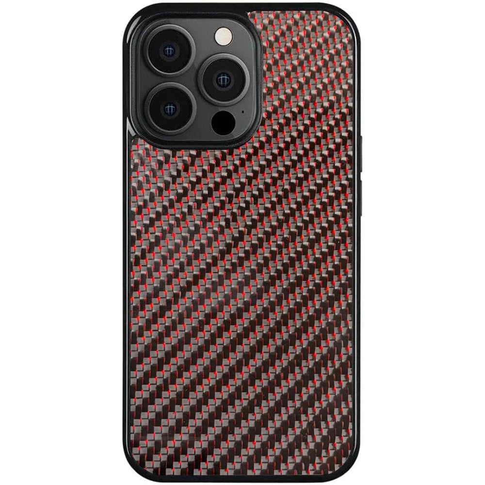 iPhone 16 | Red | Reflective Carbon Fiber | Magsafe Case