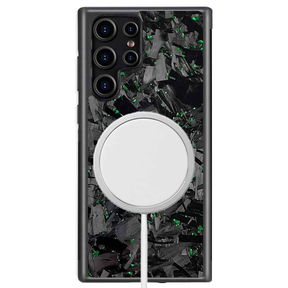 Samsung | Green | Forged Carbon Fiber | Magsafe Case