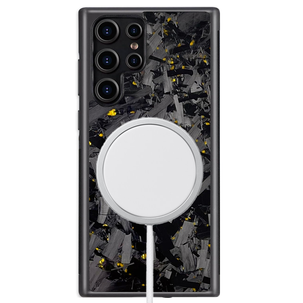 Samsung | Gold | Forged Carbon Fiber| Magsafe Case