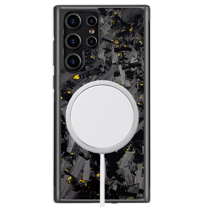 Samsung | Gold | Forged Carbon Fiber| Magsafe Case